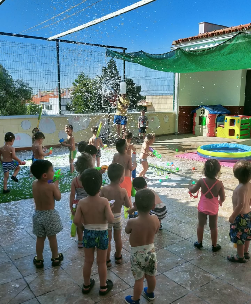 Patio exterior de La Colmenita